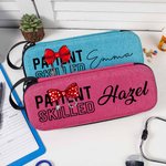 Personalised Coquette Bow Name Zippered Stethoscope Carrying Case with Mesh Pocket Appreciation Birthday Gift for Nurse Doctor Medical Staff