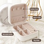 Personalized Cartoon Graduate Horoscope Birth Flower Jewellery Box with Name Graduation Birthday Gift for Women