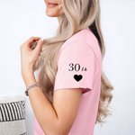 Personalized Birth Year Roses Feathers Succulents Design T-shirt Sweatshirt With Name Birthday Gift for Friends and Families