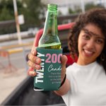 Personalized Name Age Year Text Combination Beer Can Cooler Sleeve Set of 12 Vacation Birthday Party Gift for Family Friends