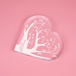 Targa a cuore in acrilico con nomi e testi incisi Decorazione per la casa Regalo di compleanno per i nonni Mamma