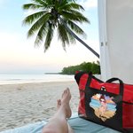 Personalizada Caricatura Playa Personaje Oxford Bolsa Tote con Nombre Viaje Esenciales Cumpleaños Regalo para Mujeres