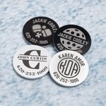 Paleta de Pickleball personalizada Etiqueta metálica con nombre Equipo deportivo Accesorios Regalo de cumpleaños para jugador de pickleball Amante de los deportes