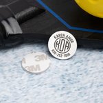 Paleta de Pickleball personalizada Etiqueta metálica con nombre Equipo deportivo Accesorios Regalo de cumpleaños para jugador de pickleball Amante de los deportes
