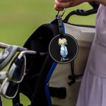 Gepersonaliseerde Geboortebloem in Golf Tas Vaas Ontwerp Golf Tees Opbergtas met Naam Verjaardag Golf Accessoires Club Geschenk voor Golfer Spelers