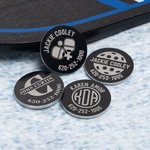 Paleta de Pickleball personalizada Etiqueta metálica con nombre Equipo deportivo Accesorios Regalo de cumpleaños para jugador de pickleball Amante de los deportes