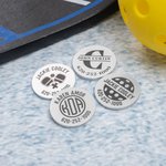 Paleta de Pickleball personalizada Etiqueta metálica con nombre Equipo deportivo Accesorios Regalo de cumpleaños para jugador de pickleball Amante de los deportes