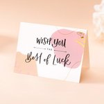 Wish You Best Of Luck Thanks Birthday Gift Card
