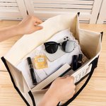 Personalizada Dios dice que eres Flor Versículo de la Biblia Bolsa de lona grande con nombre Afirmación positiva Regalo religioso para cristiano