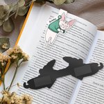 Marcapáginas magnético personalizado con nombre de gato Divertido regalo de cumpleaños para ratón de biblioteca amante de los libros