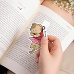 Marcapáginas magnético personalizado con nombre de gato Divertido regalo de cumpleaños para ratón de biblioteca amante de los libros