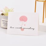 Linien Rose Geburtstag Valentinstag Jahrestag Karte