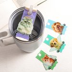Personalised Pet Portrait Name Tag Topper for 30oz 40oz Stanley Tumbler Memorial Gift for Dog Cat Lovers
