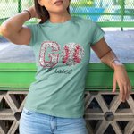 Personalizada de lentejuelas de imitación Ir de béisbol de fútbol Unisex Crewneck camiseta Sudadera con el nombre del día del partido del equipo de regalo para el entrenador amante de los deportes
