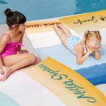 Personalisierte bunte Gradient überdimensioniert schnell trocknen Strandtuch mit Namen Sommerurlaub Reise wesentliche Geschenk für Familie Freunde