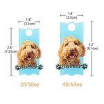 Personalised Pet Portrait Name Tag Topper for 30oz 40oz Stanley Tumbler Memorial Gift for Dog Cat Lovers