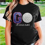 Personalizada de lentejuelas de imitación Ir de béisbol de fútbol Unisex Crewneck camiseta Sudadera con el nombre del día del partido del equipo de regalo para el entrenador amante de los deportes
