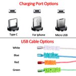 3D Print Name LED Flowing Magnetic USB Cable
