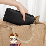 Sac en toile de jute personnalisé avec nom et sujet Anniversaire Retour à l'école Cadeau pour la journée de l'enseignant