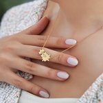 Personalizada Kid Mamá Rompecabezas Collar con nombre grabado Concienciación sobre el Autismo Joyería Día de la Madre Cumpleaños regalo de inspiración para las mujeres