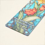 Gepersonaliseerde gebrandschilderd glas stijl geboorte bloem helder acryl bladwijzer met naam lezen briefpapier benodigdheden verjaardagscadeau voor boek minnaars