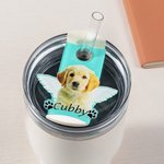 Personalised Pet Portrait Name Tag Topper for 30oz 40oz Stanley Tumbler Memorial Gift for Dog Cat Lovers