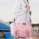 Sac de sport personnalisé avec nom et bandoulière pour les amateurs de volley-ball.