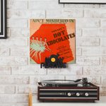 Porta Discos de Vinilo Giratorio Impreso en 3D Personalizado Soporte de Pared para CD de Música Accesorios para Cumpleaños Regalo para Amantes de la Música