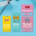 Personalised Patient Skilled Bow Stethoscope Hollow Name Badge Tag Medical Birthday Appreciation Gift for Doctor Nurse Medical Staff