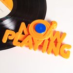 Porta Discos de Vinilo Giratorio Impreso en 3D Personalizado Soporte de Pared para CD de Música Accesorios para Cumpleaños Regalo para Amantes de la Música
