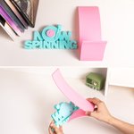 Porta Discos de Vinilo Giratorio Impreso en 3D Personalizado Soporte de Pared para CD de Música Accesorios para Cumpleaños Regalo para Amantes de la Música