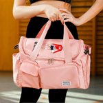 Sac de sport personnalisé avec nom et bandoulière pour les amateurs de volley-ball.