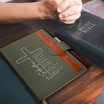 Personalizada Cruz Nombre Biblia Versículo A5 Cuaderno rayado con Bolígrafo Loop Iglesia Estudio Cumpleaños Religioso Regalo para Familia Amigos Cristiano