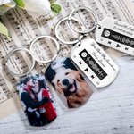 Custom Spotify Photo Love Songs Keychain Gift for Him/Her