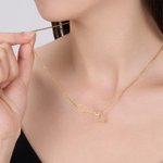 Personalized Grad Cap Nameplate Necklace Dainty Jewelry Graduation Birthday Gift for Graduates