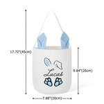 Personalisierte Osterhase Ohr große Kapazität Eimer Tasche mit Namen Ostereierjagd Geburtstag Urlaub Party Geschenke für Kinder