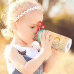Gepersonaliseerde Peter Rabbit bloemennaam 12 oz geïsoleerde waterfles met siliconen rietje en morsbestendig deksel Verjaardagscadeau voor jongens meisjes