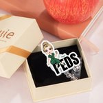 Personalized Cartoon Medical Character Acrylic Badge Reel with Name and Job Title Nurse Week Appreciation Gift for Doctor Nurse Medical Staff