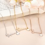 Personalized Grad Cap Nameplate Necklace Dainty Jewelry Graduation Birthday Gift for Graduates