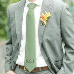 Cravate Monogramme Multicolore Personnalisée avec Initiale et Nom Cadeau d'Anniversaire Mariage Fête des Pères pour Homme