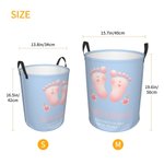 Cestino portabiancheria impermeabile personalizzato con nome e informazioni sulla nascita Baby Shower Regalo di inaugurazione per bambini e famiglia