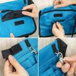 Personlig medisinsk tegneseriekarakter midjeveske med flere rom med sykepleieruke navn påskjønnelse gave til sykepleier lege
