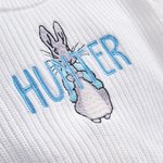 Personalizado lindo Peter Rabbit Pascua Conejito Bordado Suéter de punto con nombre Cumpleaños Pascua Regalo para Niños Niñas