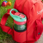 Personalisierte 3D Cartoon Blumentopf Junge Mädchen 16 oz Kind Wasserflasche mit Griff und Stroh zurück zu Schule Ostern Geburtstag Geschenk für Kinder