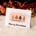 Graffiti Merry Christmas Tree New Year Card