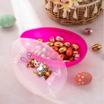 Spersonalizowana doniczka wielkanocna Happy Easter Flower Baby Easter Egg z imieniem i nazwiskiem Wielkanocny prezent na imprezę dla dzieci