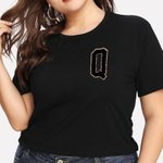 Personalized Multicolor Leopard Print Initial Number Soft Crewneck T-shirt Sweatshirt Birthday Appreciation Gift for Family Friends