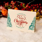 Vrolijk Kerstfeest en Gelukkig Nieuwjaar Kaart