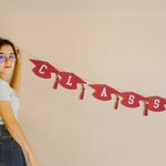 Personalized Multicolour Graduation Cap Banner with Name Home Wall Decor College Graduation Party Decor Gift for Class of 2026 Graduates
