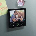 Personalized 1-9 Photos DIY Music Box Refrigerator Magnet with Built-In Music Player Home Decor Birthday Anniversary Gift for Family Friends Couple